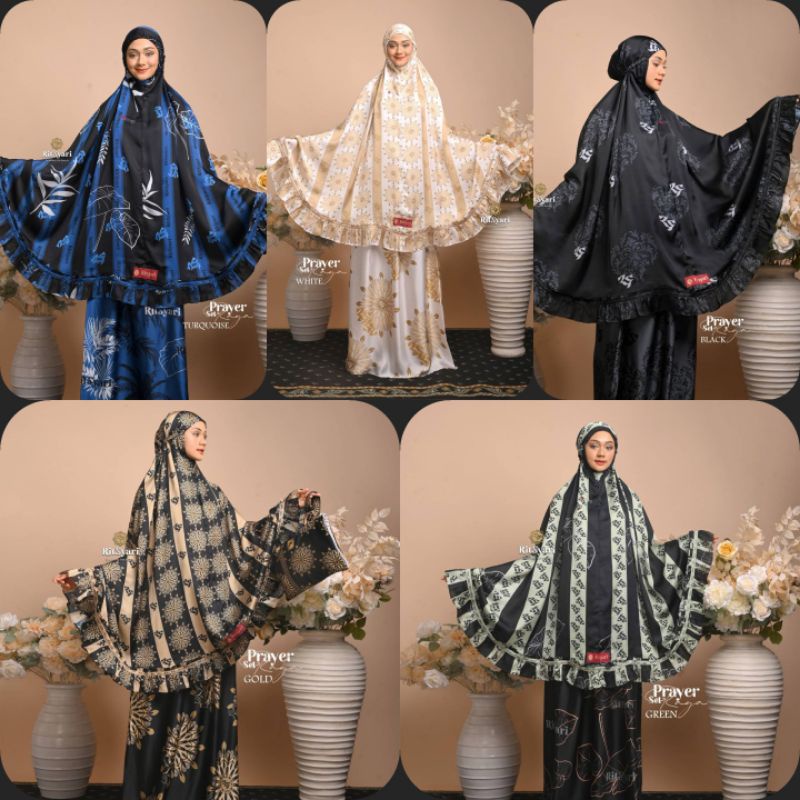 [RITZ SYARI] MUKENA SILKY PREMIUM " PRAYER SET RAYA " by ritz syari