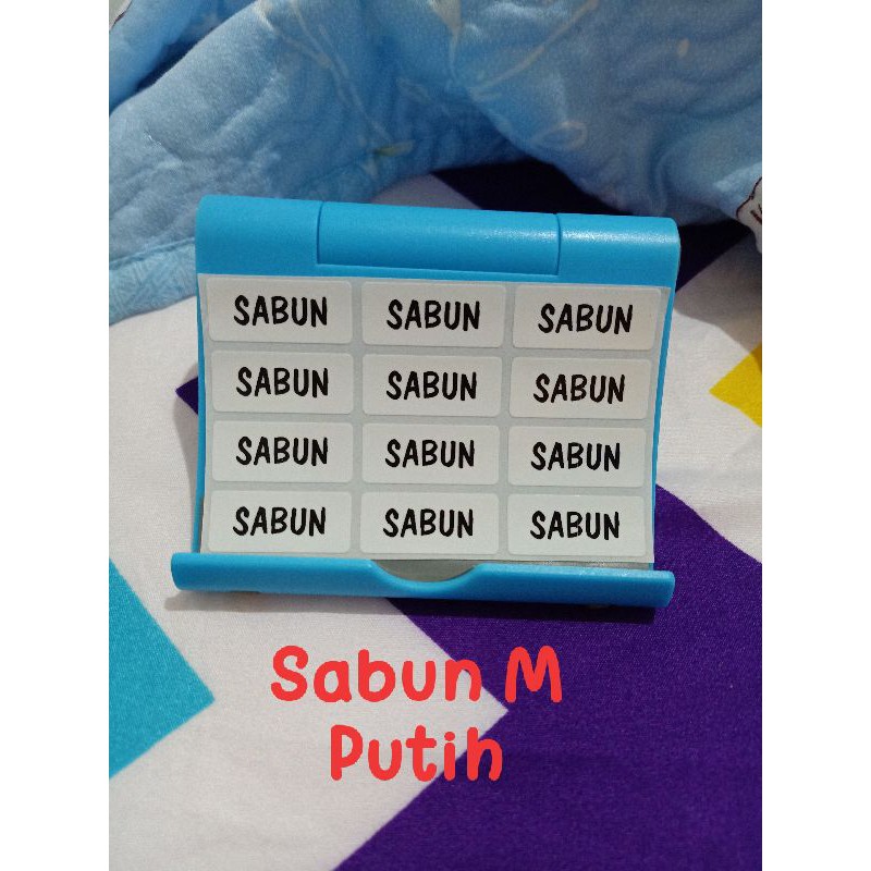 

Stiker Label Waterproof SHAMPOO SABUN HANDSOAP ECER