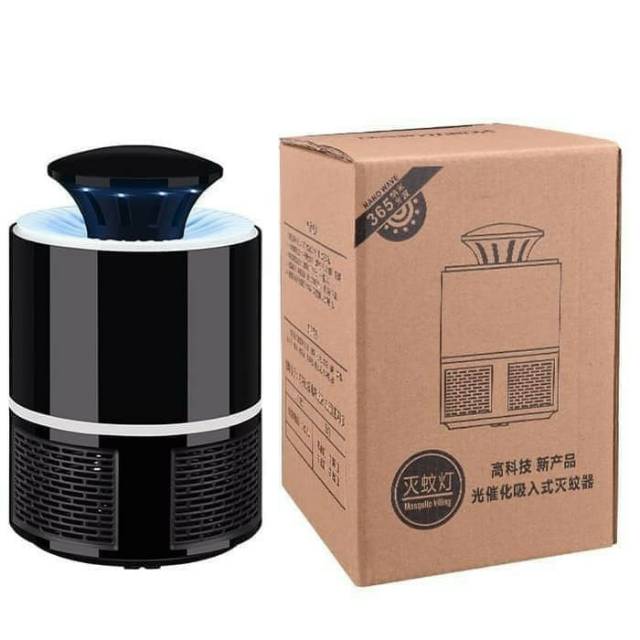 PERANGKAP NYAMUK Jebakan Serangga Kipas Lampu LED UV Ultraviolet Elekrtrik Original