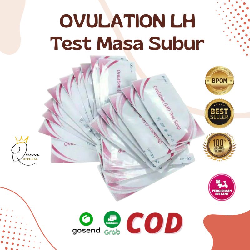 LH ovulation alat tes kesuburan ovutest OVULATION TEST  BEST SELLER ALAT TES MASA SUBUR /  OVUTEST / LH OVULATION STRIP / ELHA TES SUBUR