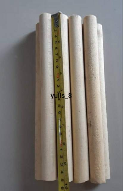 Kayu Dowel, Diameter 2cm, panjang 10cm - 50cm