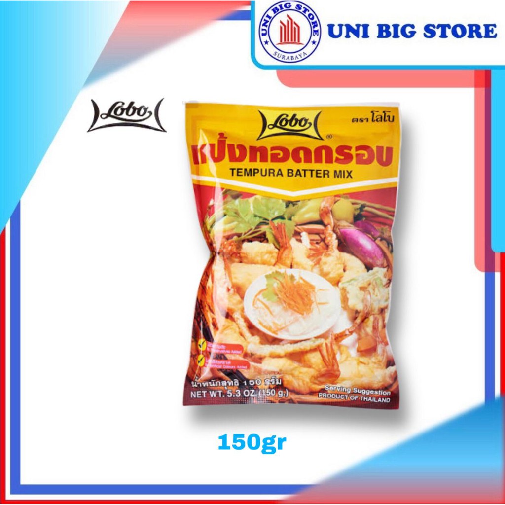 Jual LOBO Tempura Batter Mix 150 gr Tepung Shopee Indonesia