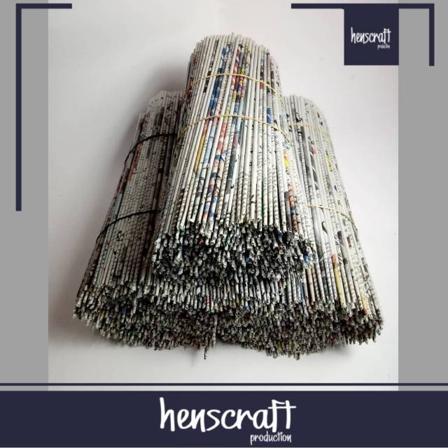 Lintingan Koran 30 Cm / Gulungan Koran / Kerajinan Koran  / Kerajinan Dari Koran / Kerajinan Tangan