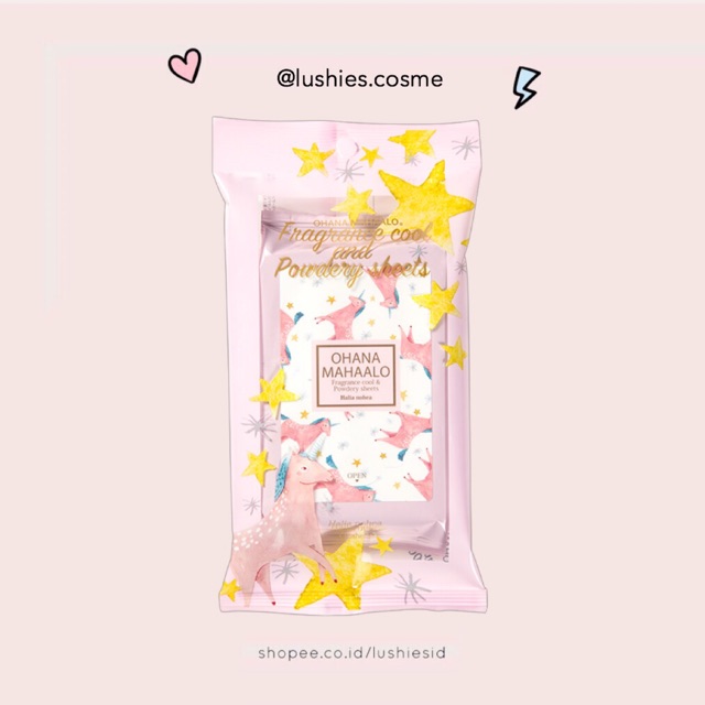 OHANA MAHAALO FRAGRANCE COOL & POWDERY SHEETS