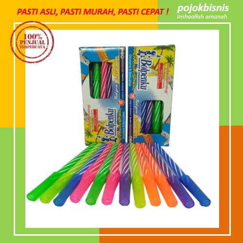 ECER SATUAN BOLPENKU / PEN LILIN SPIRAL TINTA HITAM / BULPENKU BALLPOINT PENA PULPEN