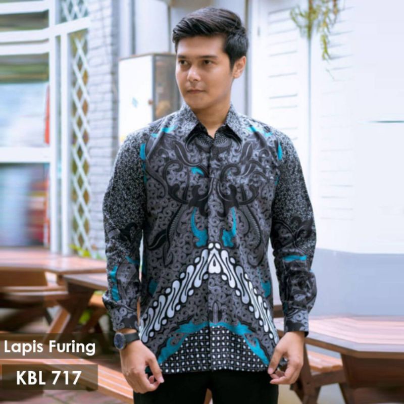 kemeja batik lengan panjang full furing