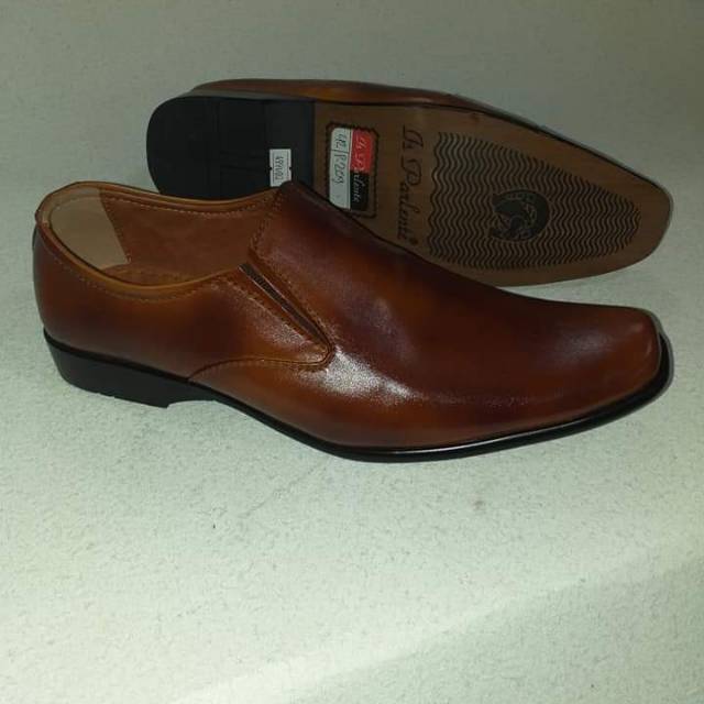 IS PARLENTE SEPATU PANTOPEL KANTOR PRIA KULIT ASLI
