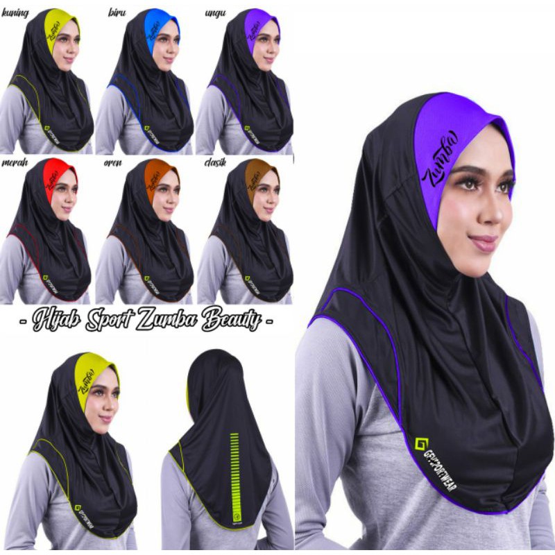 Hijab zumba / jilbab gevsportwear / hijab aerobic muslim