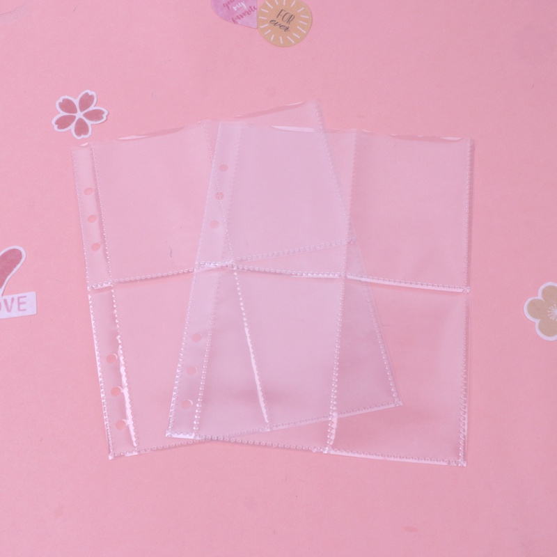 【A5 Sleeves】10Pcs Standard A5 Sleeves Transparent Photo Album Binder Refill Inner Sleeves KPOP Lomo Cards Photocard PC Storage Loose-leaf