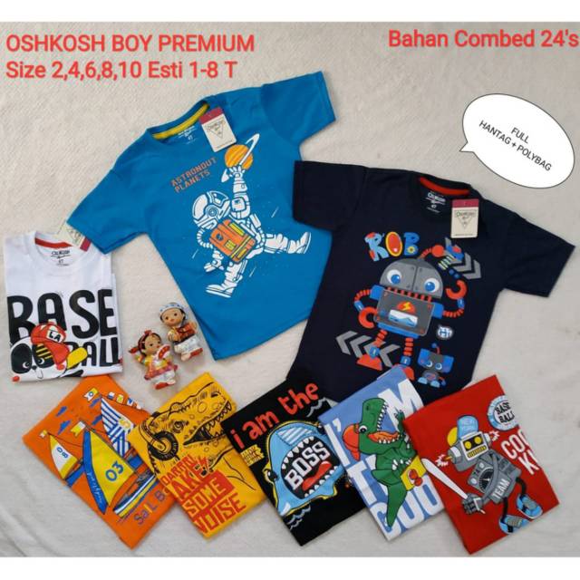 Kaos anak Oskosh boy 246810T.-2