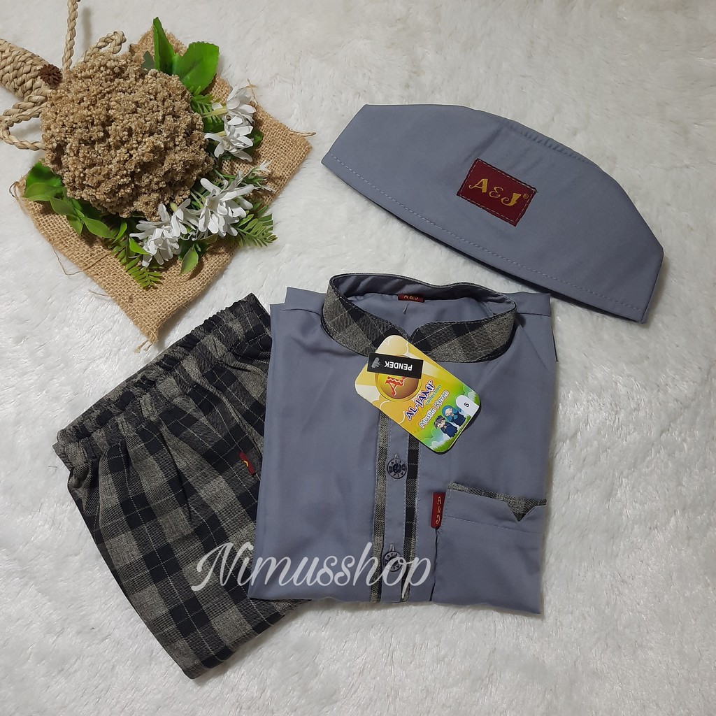 Stelan koko anak pakistan A & J baju koko anak Pakistan A & J