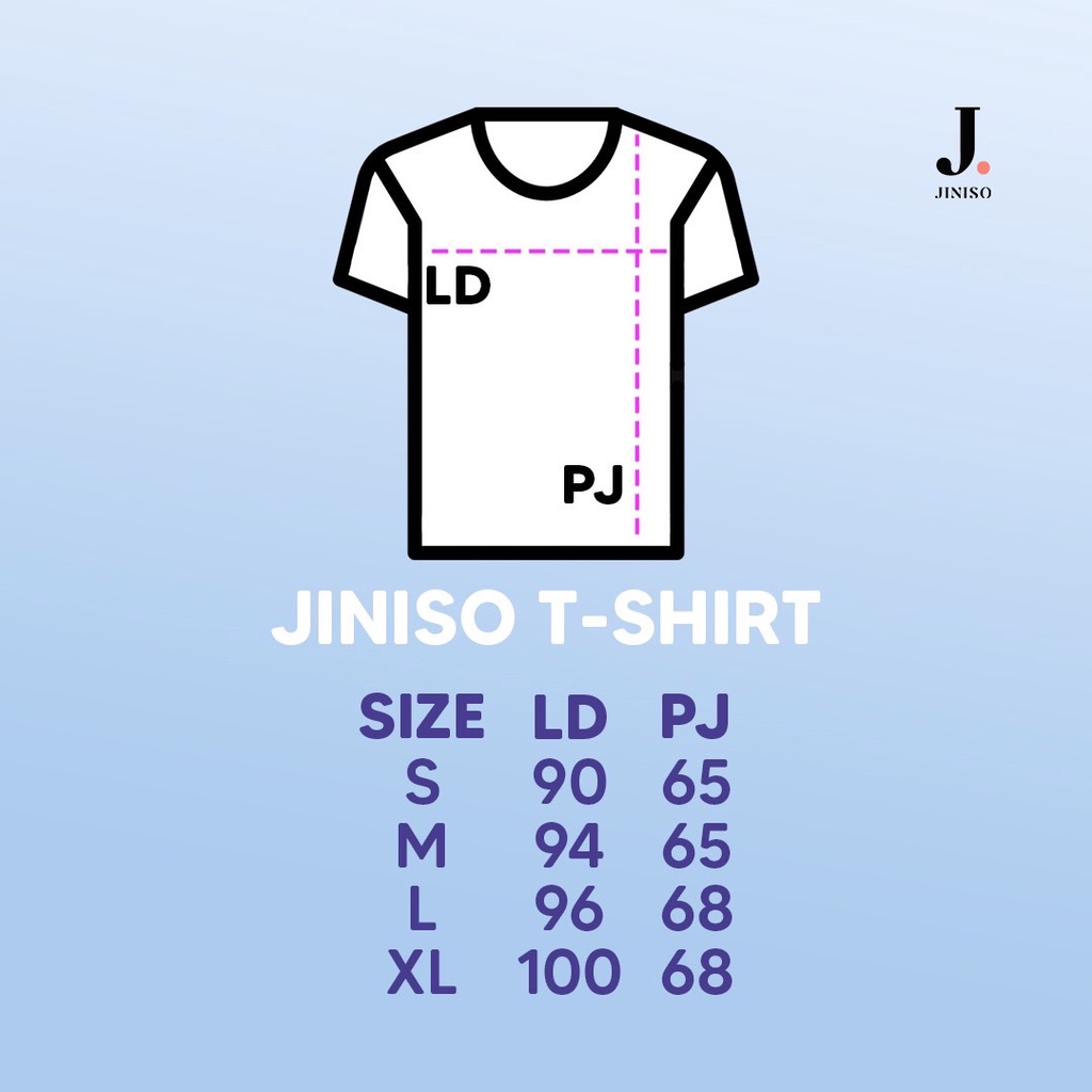 JINISO T-Shirt Pocket Everyday Kaos Basic-1