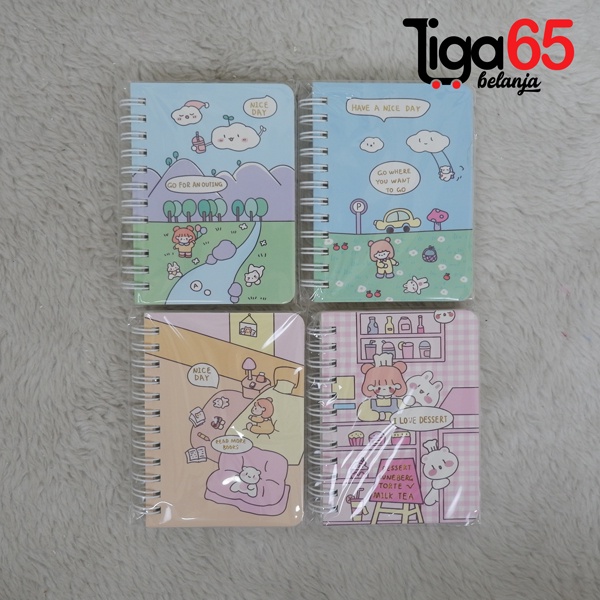 365 RING BOOK #40998 Note Book Fancy Karakter / Buku &amp; Alat Tulis