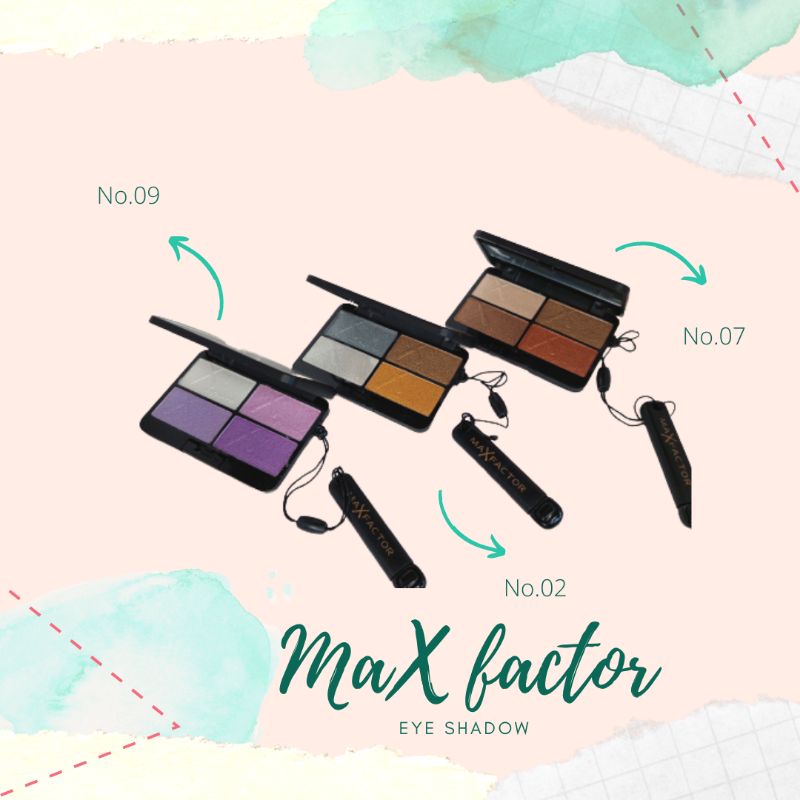 Max factor eyeshadow isi 4 eyeshadow murah