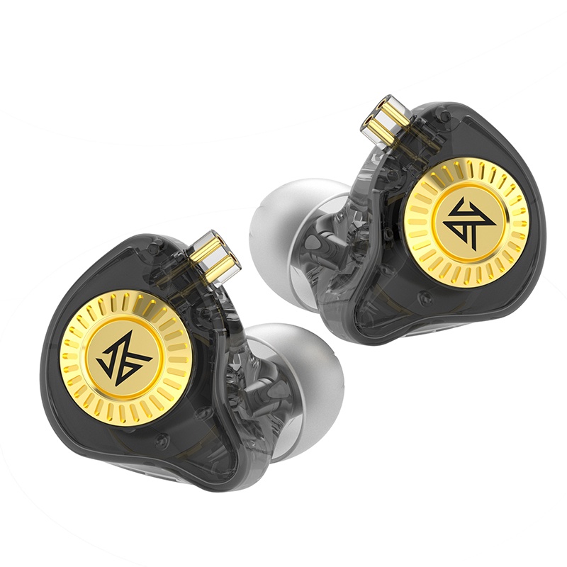 KZ EDX Ultra Basshead Earphone with MIC - Hitam - Hitam