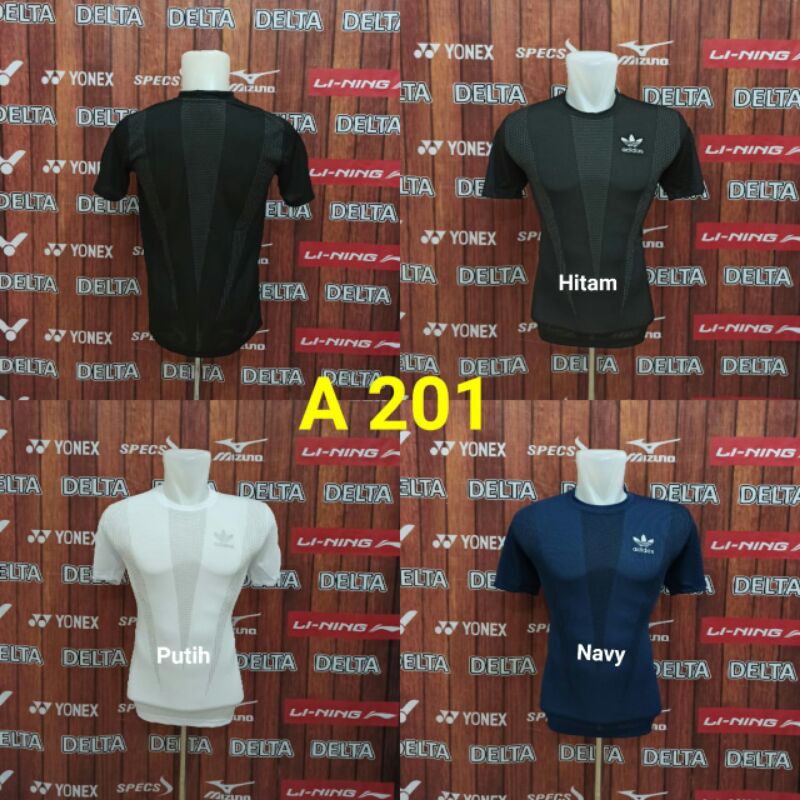 Kaos Olahraga Adidas Grade Ori Import Baju Atasan Olahraga Pria Kaos Adidas A 201 GO Impor Murah
