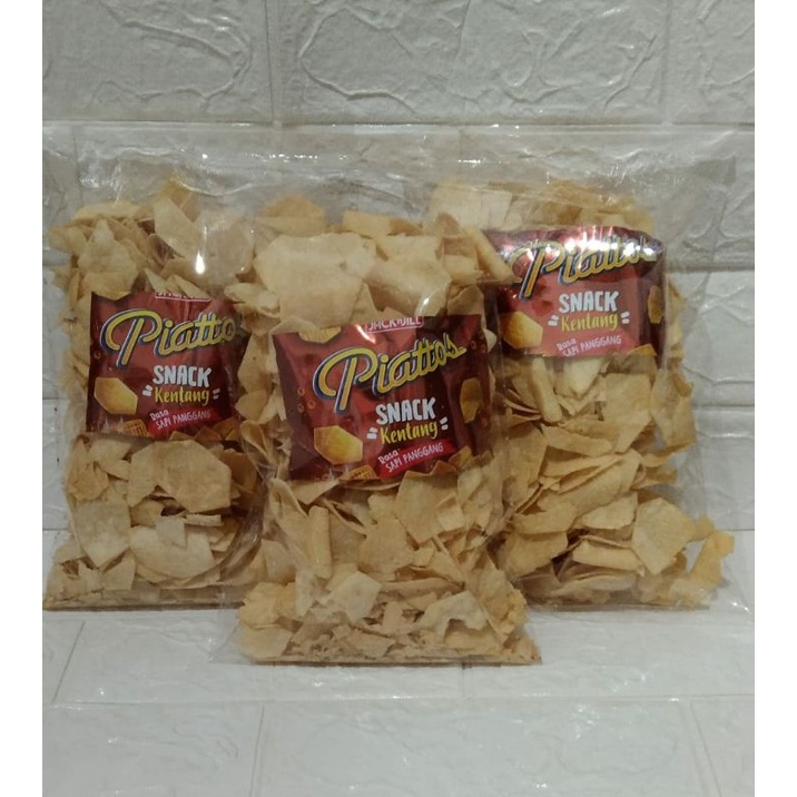 

Piatos snack 250 gr rasa sapi panggang piattos jajan kiloan agen termurah