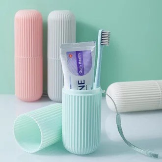 Tabung tempat sikat gigi portable minimalis TEMPAT SIKAT GIGI TRAVEL KOTAK SIKAT GIGI PASTA ODOL TOOTHBRUSH CASE PENYIMPANAN SIKAT GIGI PORTABLE