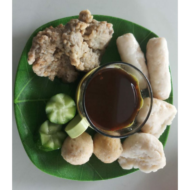 

Pempek Palembang tenggiri paket 8 mini