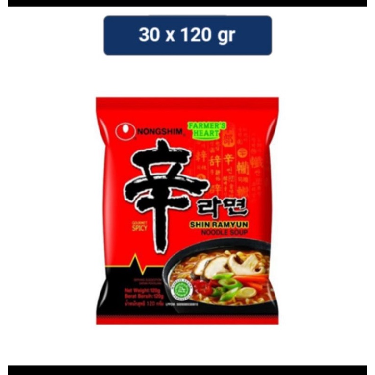

ShinRamyun 120gr X 30pcs