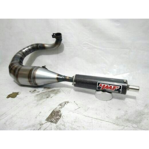 Knalpot Vespa YMF Performance galvanis super suara garing