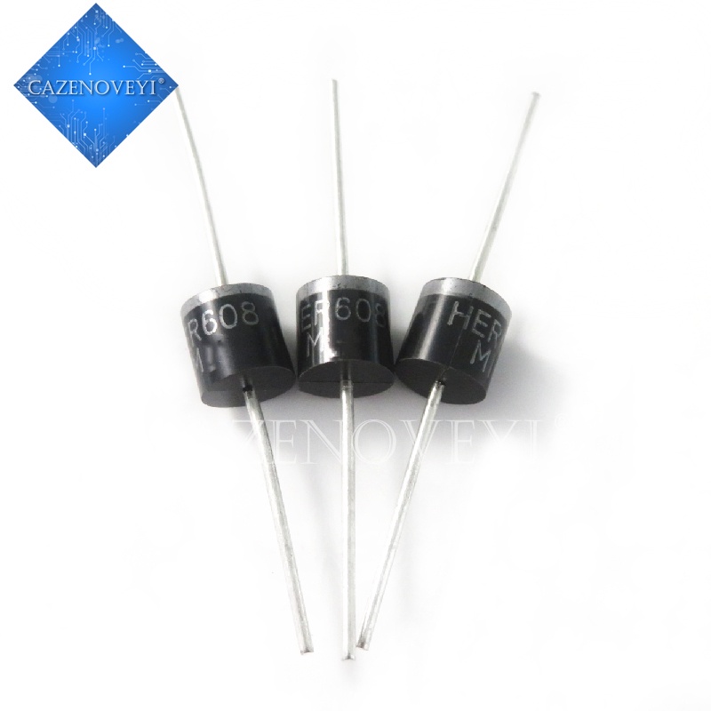 10pcs Ic Her608 6a 1000v R-6 Do-27