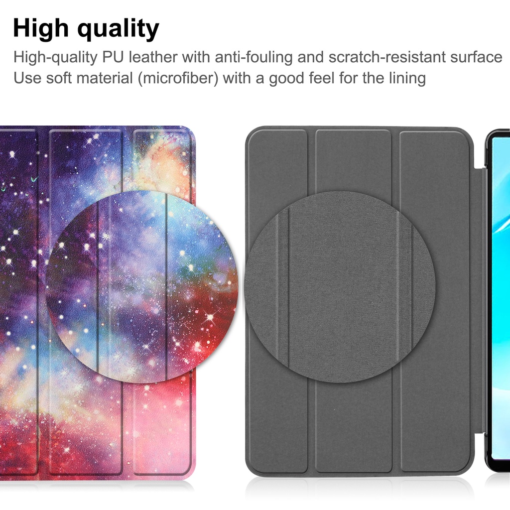 (Ready Stock) Casing Flip Lipat Tiga Motif Lukisan Untuk Realme Pad Mini 4G LTE 8.7 &quot;(2022)