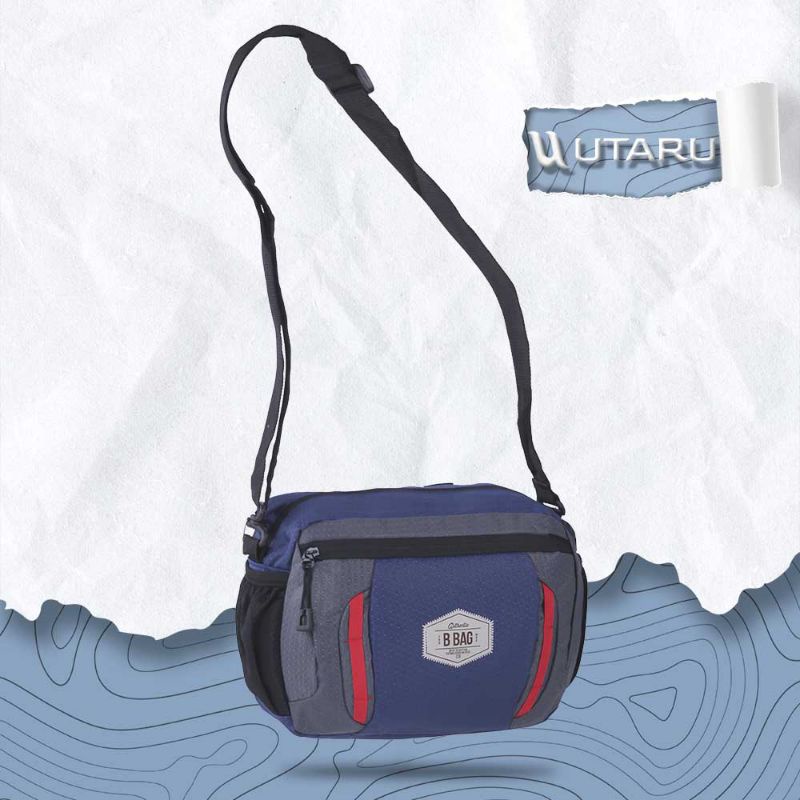 New Arrival - Tas Waistbag Pria Salempang Casual Selempang Outdoor Premium Waterproof Anti Air Tourer Shoulder Bag