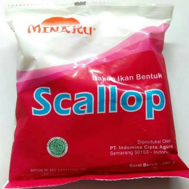 

Scallop bakso ikan