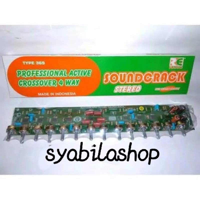 KIT SOUNDCRACK AKTIF CROSSOVER 4 WAY RANIC