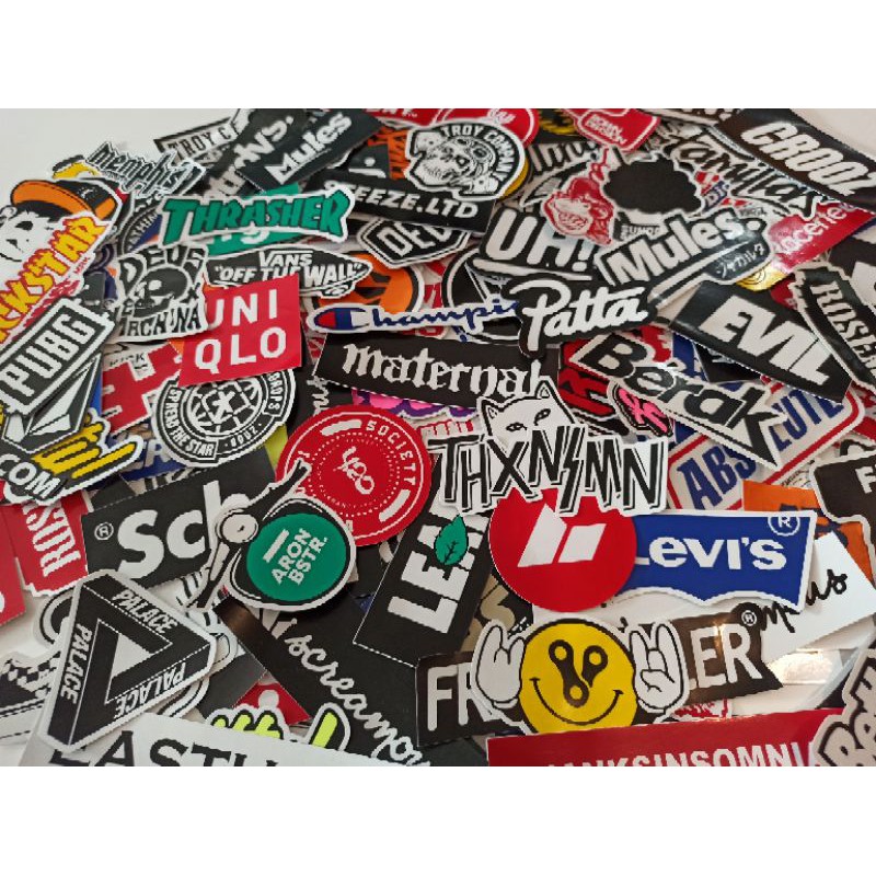 

Stiker brand distro graftac anti air pembelian random acak tidak bisa pilih