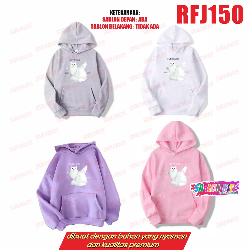 MURAH!!! SWEATER HOODIE NCT DREAM JAEMIN JISUNG I LOVE CATS GAMBAR RFJ150