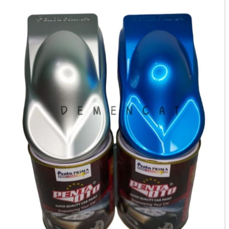 Cat Candytone PU Neo Blue / Cat Candy Neo blue / Cat silver pu / Paket Cat Silver PU + Neo Blue / Pa