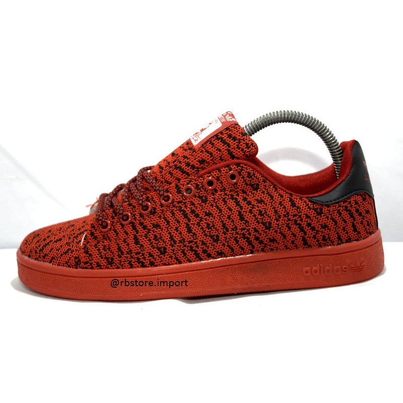 READY ADIDAS STAN SMITH RED IMPORT
