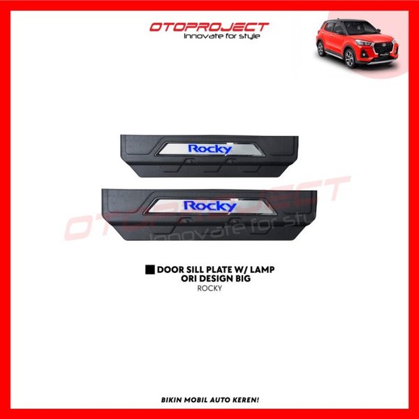 Sillplate Samping Rocky 2021 Door Sill Plate Mobil ORI Big Desaign