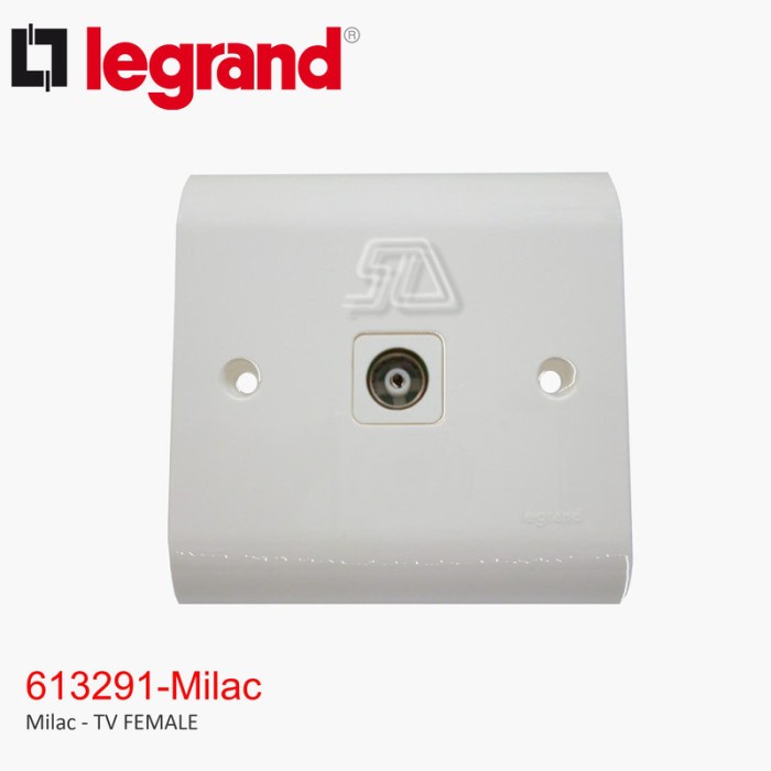 LEGRAND MILAC TV FEMALE SOCKET
