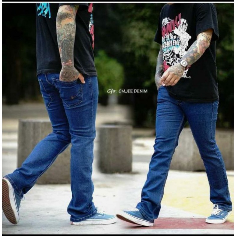 CELANA JEANS PANJANG PRIA LAKI LAKI JINS COWO COWOK DENIM MURAH CELANA STANDART dewasa original