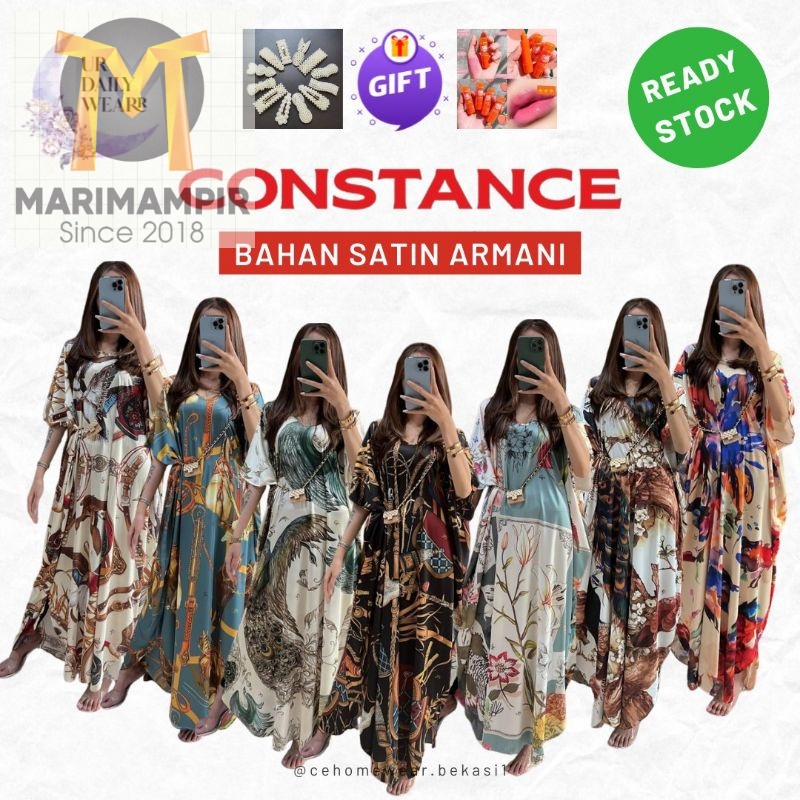 Marimampir Ce Homewear Daster Kekinian Homey Dress Bahan Rayon/ Daster Selutut Katun Rayon Premium/ 