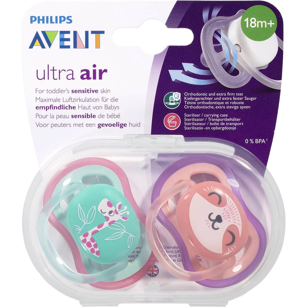 Avent Ultra Air Happy Pacifier / Empeng Bayi / Kompeng / Dot