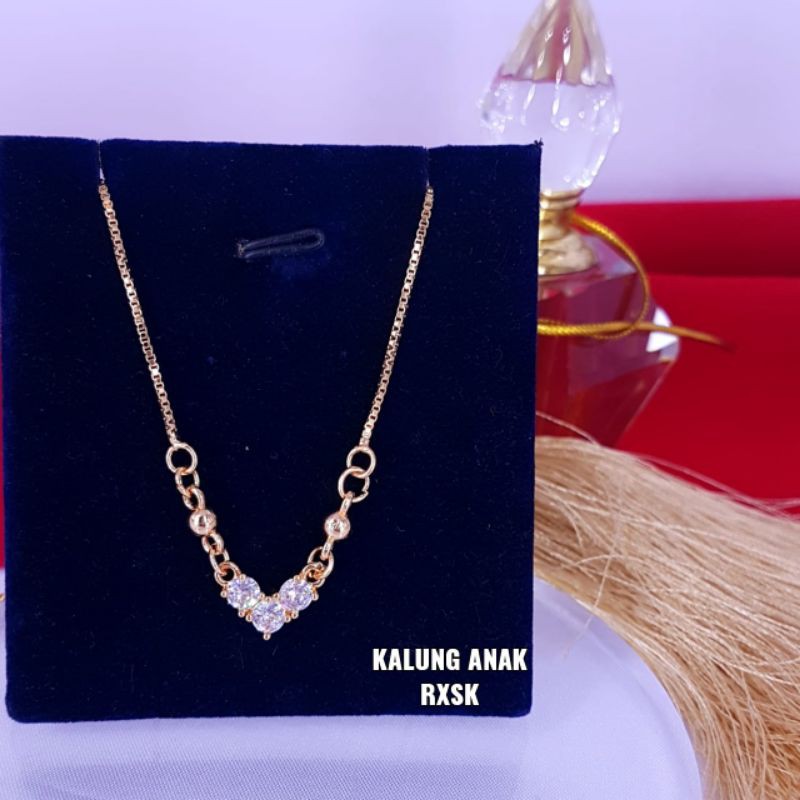 Kalung anak dan dewasa ,anti karat,anti alergi,bahan rhodium,cocok kado atau dipake sehari hari