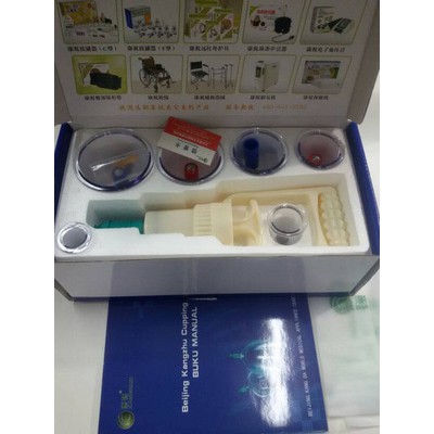 kop angin (isi 6 kangzhu) kangzhu / alat bekam 6 cup / kangzhu cupping kit 6in1  original