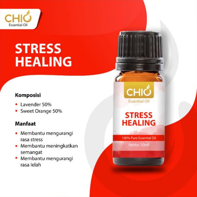 BUY 1 GET 1  CHIO STRESS HEALING ESSENSIAL OIL