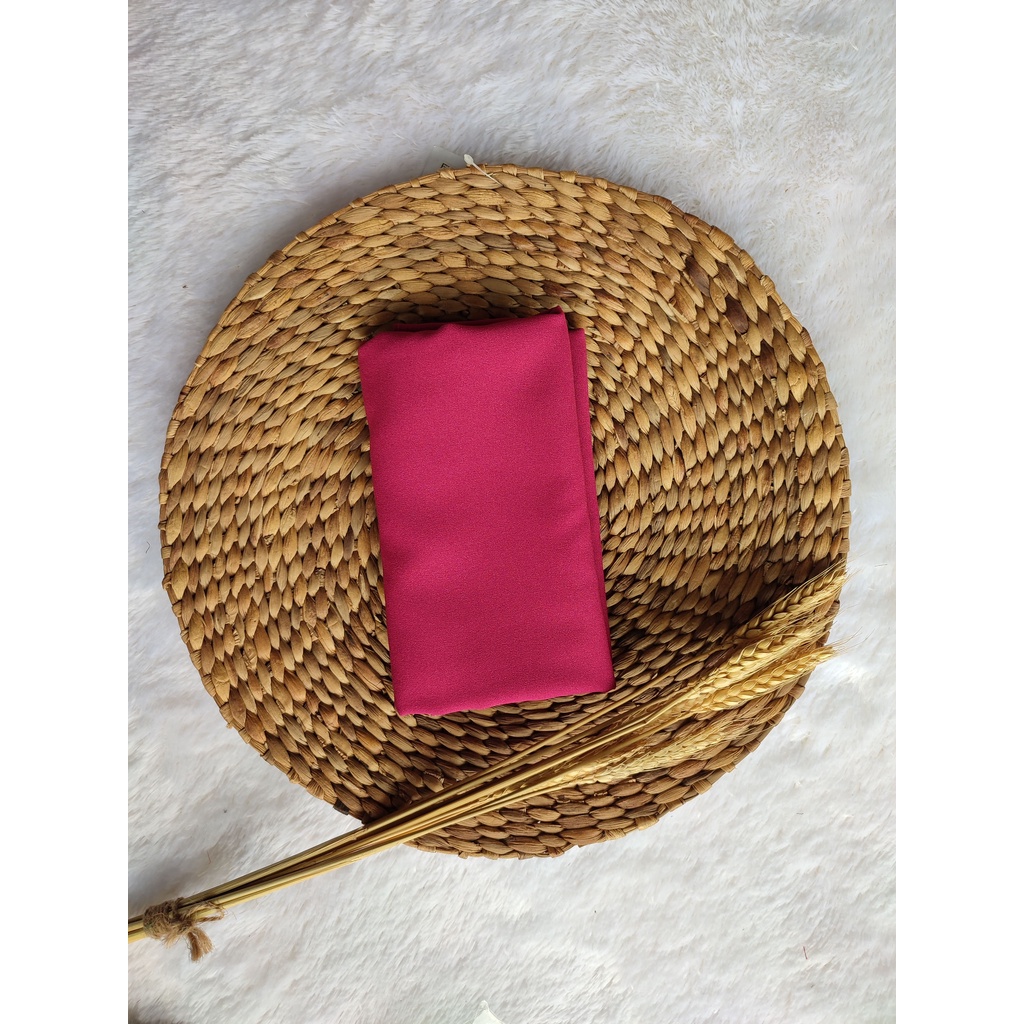 PART 3 : PASMINA DIAMON 175x75 PASHMINA DIAMOND GEORGETTE-MAGENTA