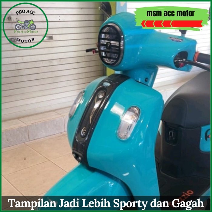 Garnis Garnish Fazzio Cover Lampu Depan Headlamp Fazzio Premium (cod)