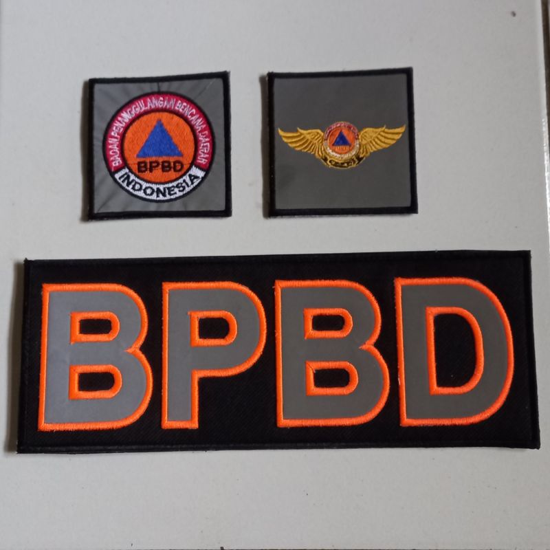 Atribut logo bordir BPBD terbaru