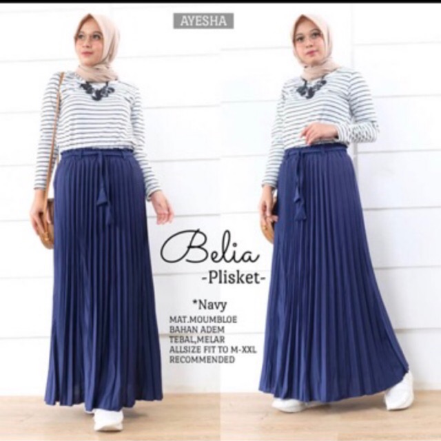 ROK PLISKET PREMIUM / BELIA SKIRT / ROK PLISKET / PLISKET PREMIUM