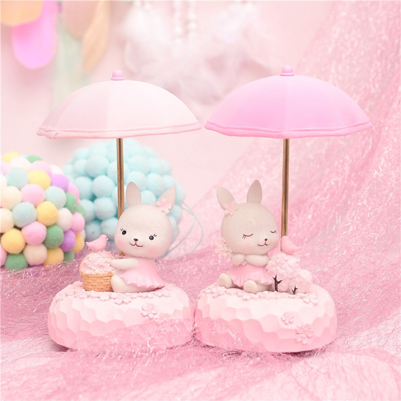 LRC Lampu Tidur Hiasan Anak Cute Bedroom LED Lamp with Umbrella