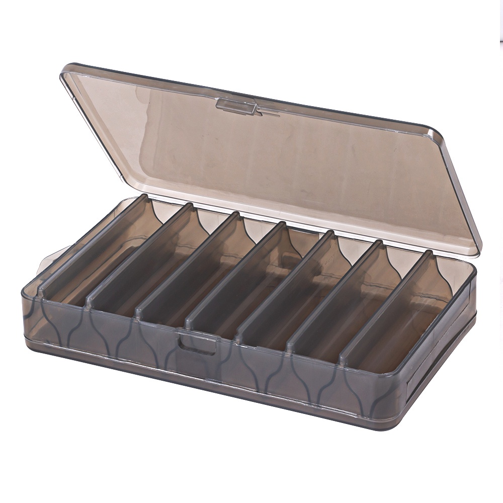 HENGJIA 14 Compartment Fishing Tackle Box  Double Sided Fishing Bait Lure Hooks Box Bait Storage Case Organizer Sorting Box Fishing Accessories Tool