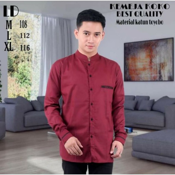 KEMEJA KOKO BAHAN KATUN PREMIUM