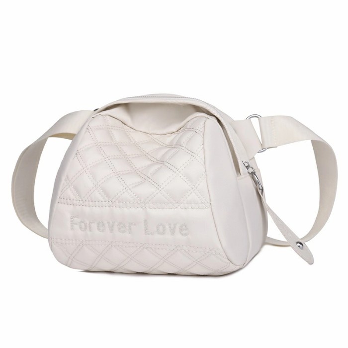 sling bag wanita Wanita Fashion  Cewe Korea Warna Terbaru Slingbag - Beige P21 M2D9 tas salempang wa